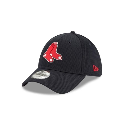 Boston Red Sox Gorra | New Era MLB Clubhouse Collection 39thirty Stretch Fit Cap Mexico - Azules